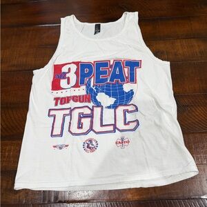 Top Gun TGLC White 3PEAT Tank Top EMTG